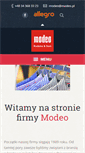 Mobile Screenshot of modeo.pl